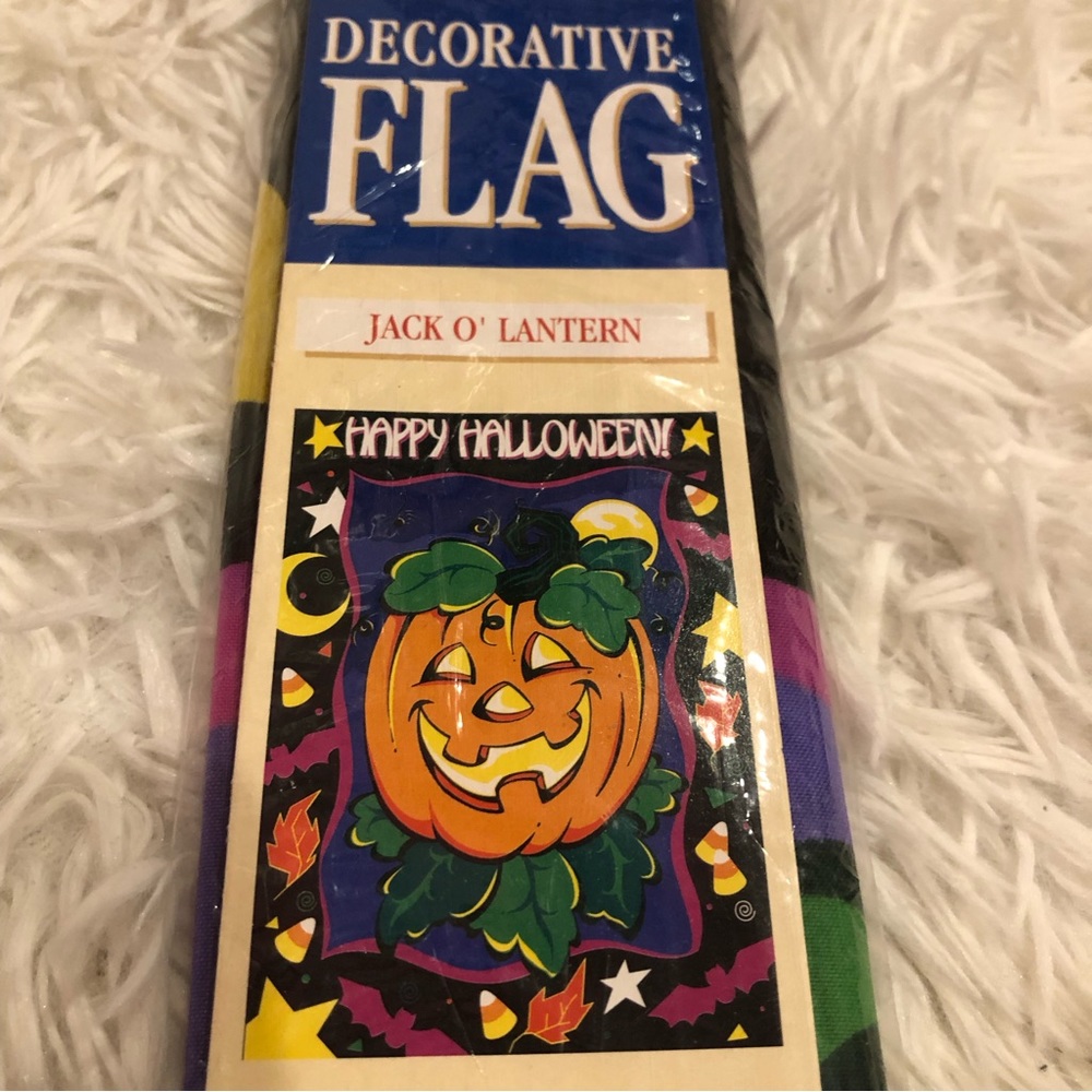 Jack O’ Lantern Halloween Decorative Flag Happy Halloween